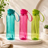 Sky Plastic Water Bottle with Straw
