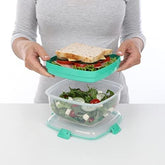 Salad & Sandwich To Go Lunch Box