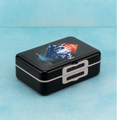 Tondo Decorated Plastic Lunch Box