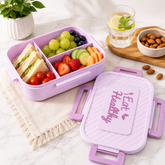Plastic Lunch Box – 3 Compartments