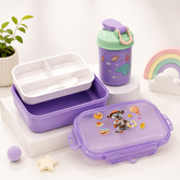 Plastic Lunch Box with Water Bottle