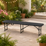 Rattan Folding Bench