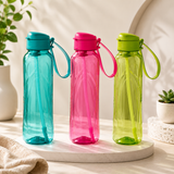 Sky Plastic Water Bottle with Straw