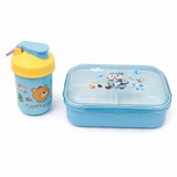 Plastic Lunch Box with Water Bottle