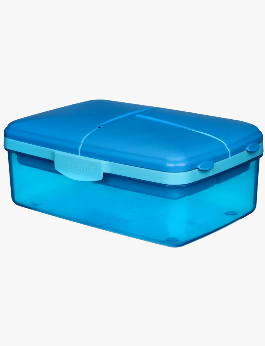 Sistema Lunch Slimline Quad with Sauce Bottle