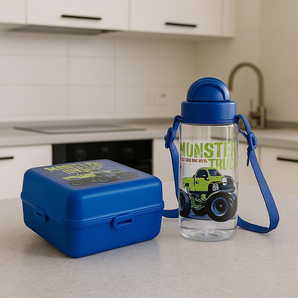 LEYA Set Lunch Box + Tritan Water Bottle
