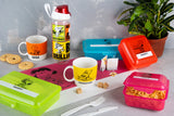 Peanuts Square Food Container with Snoopy Motif