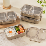Stainless Steel 2-Compartment Food Container – 950 ml