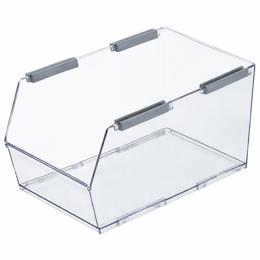 Stackable Clear Storage Basket