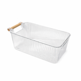 Acrylic Organizer with Wood Handle