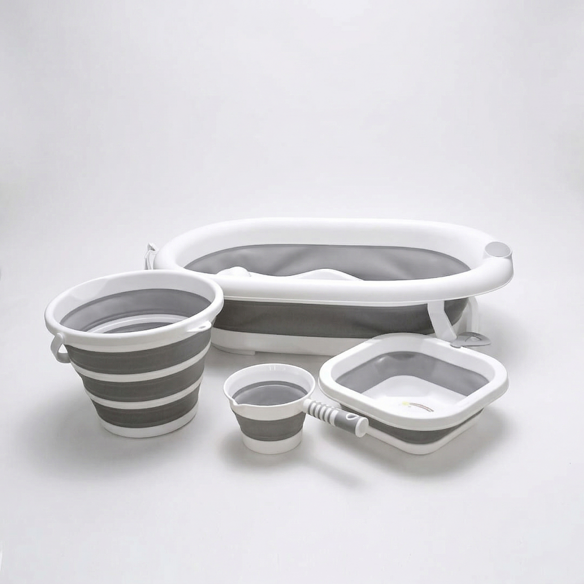 5-Piece Baby Foldable Bathtub Set