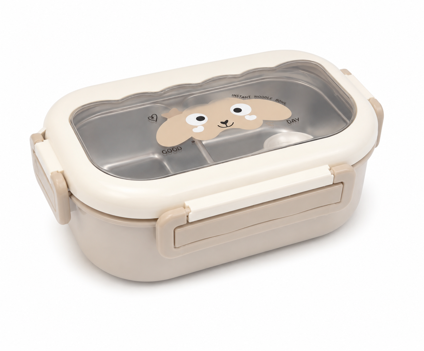 Stainless Steel Lunch Box – 2 Compartments