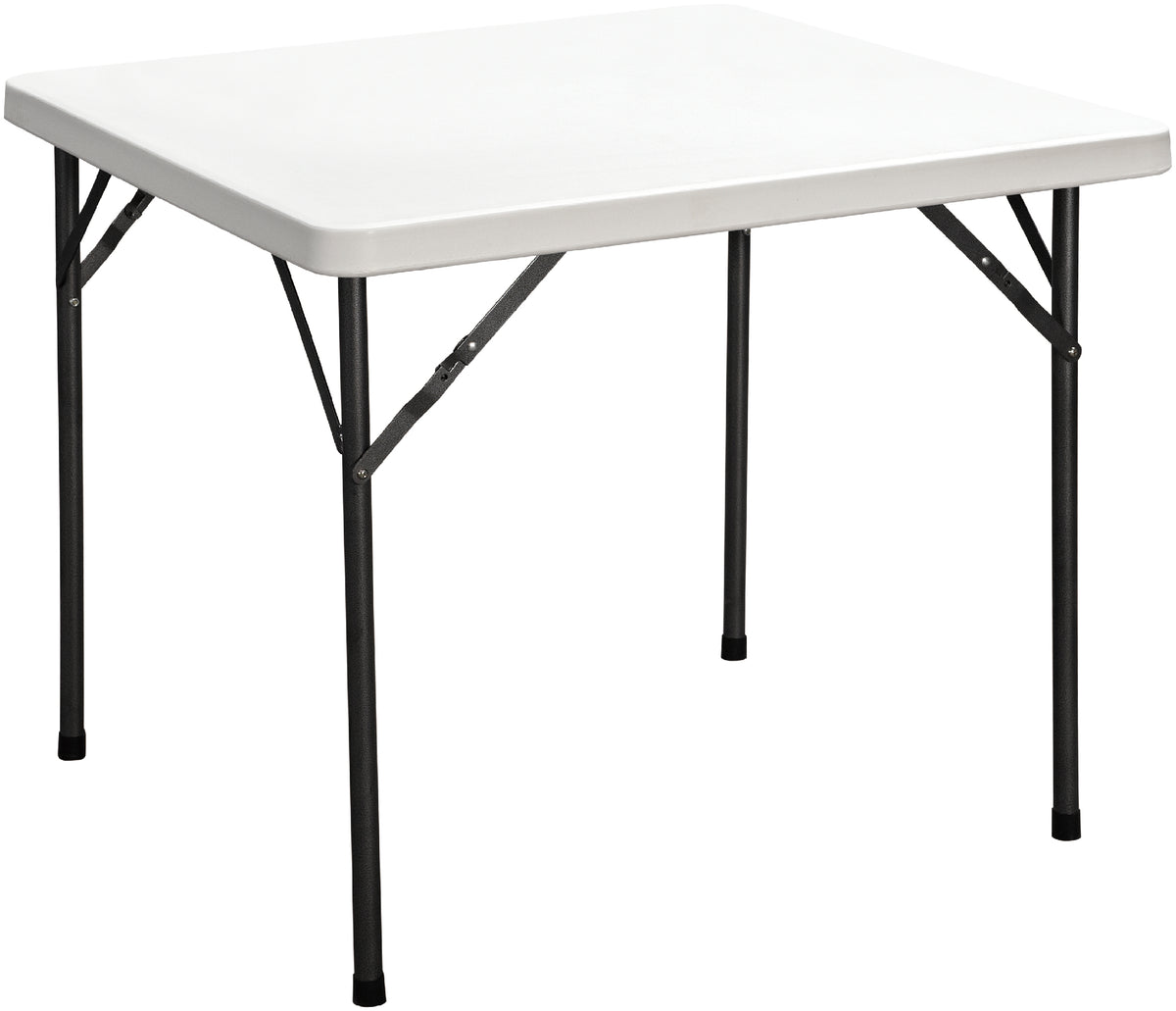 White Folding square table