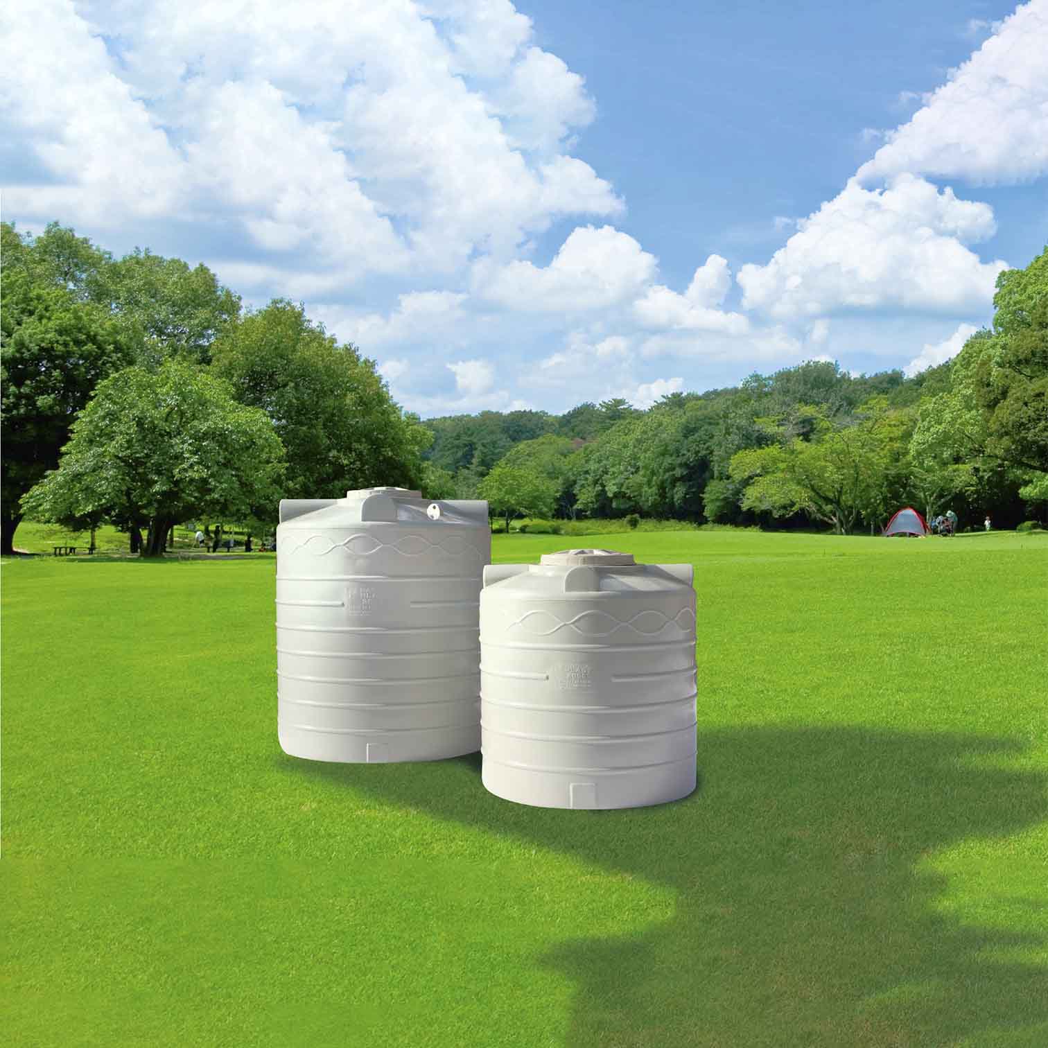Cylindrical poly tank 10000L – Panda Plast