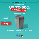 Gamma 2 Swings Dustbin 28L