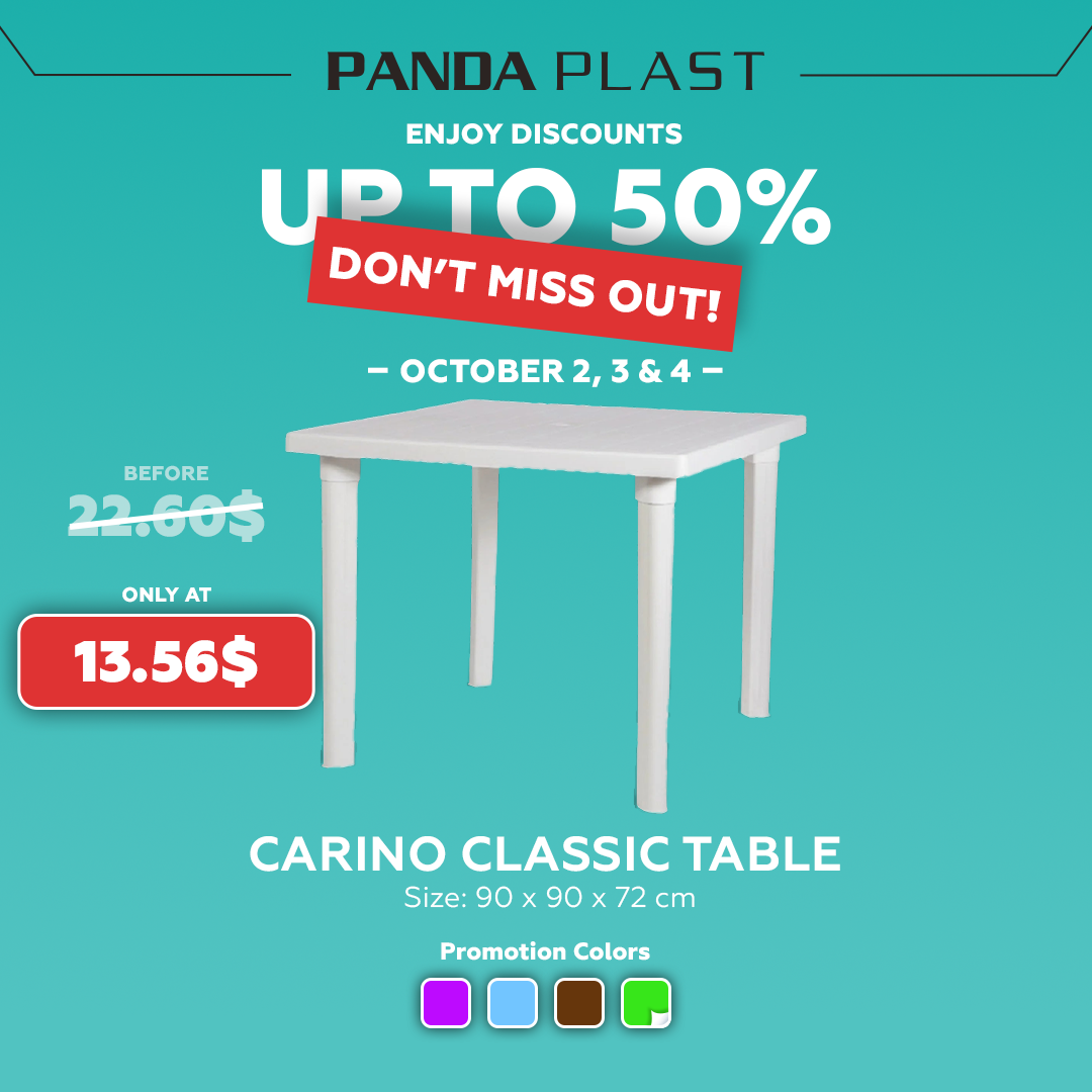 Carino Classic Square Table