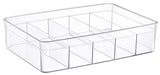 Clear 5 Grids Organizer