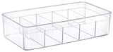 Clear 5 Grids Organizer