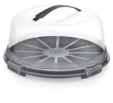 Round Cake Box with Transparent Lid and Secure Clips