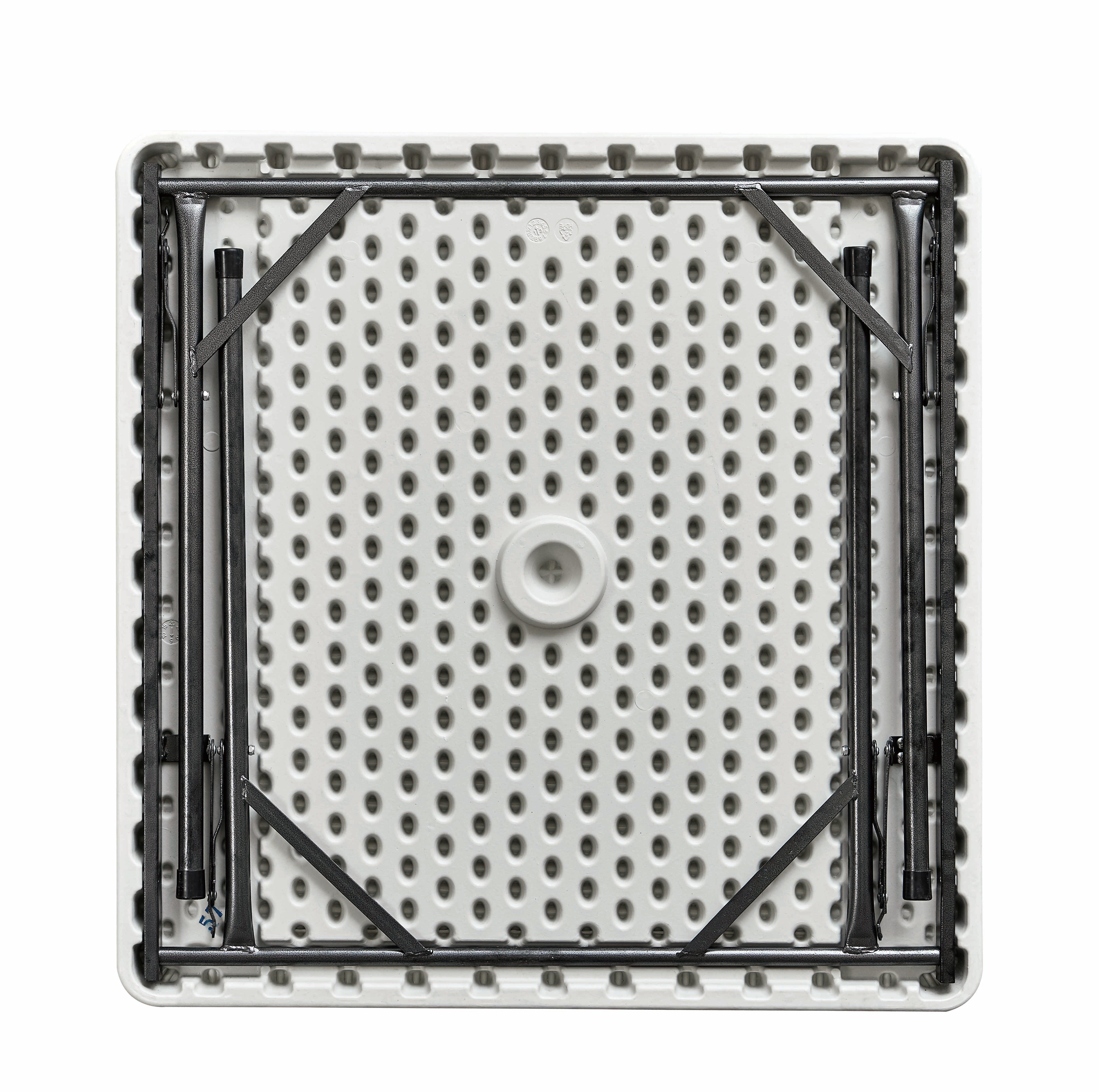 White Folding square table