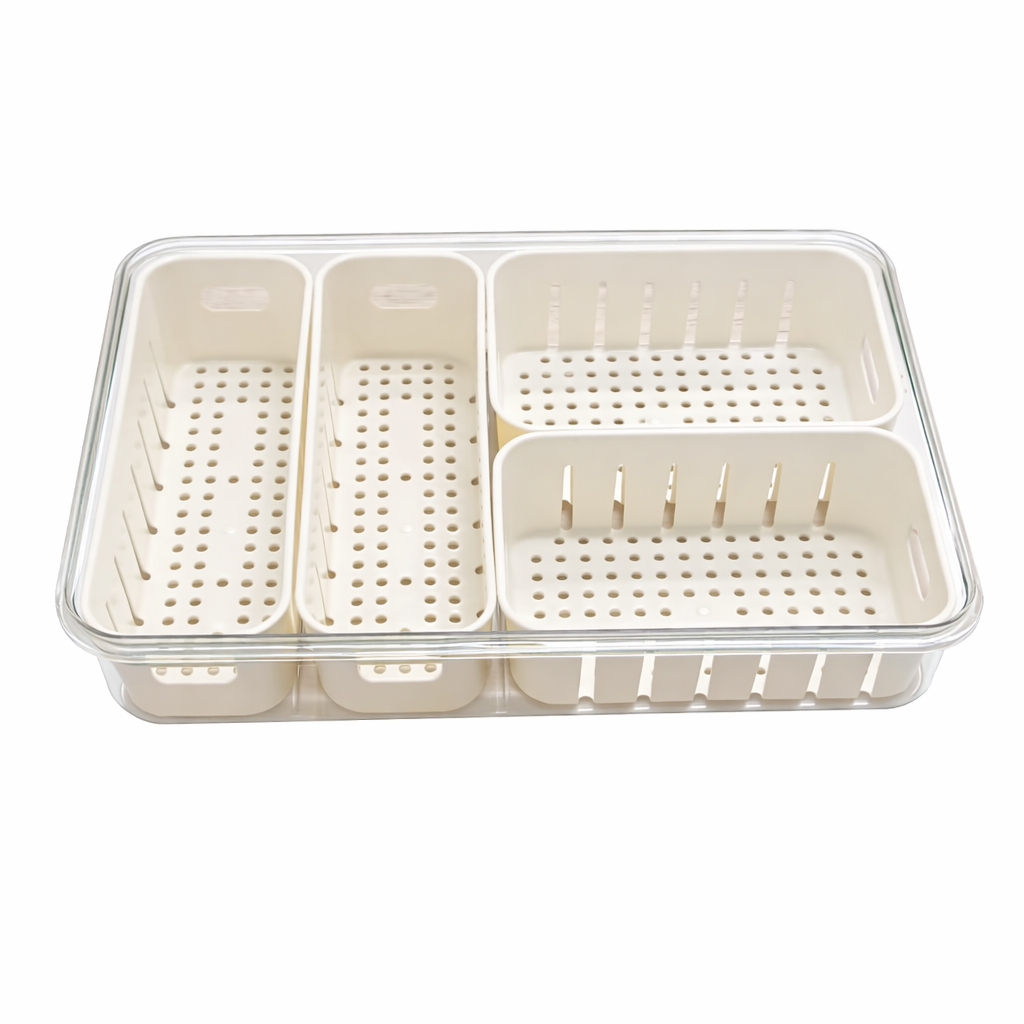 Multi Compartment Fridge Organizer