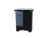 2 Compartments Plastic Recycling Bin