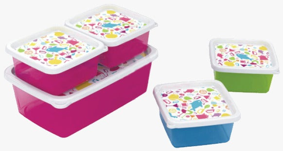 PESCA FOOD CONTAINER 5pcs