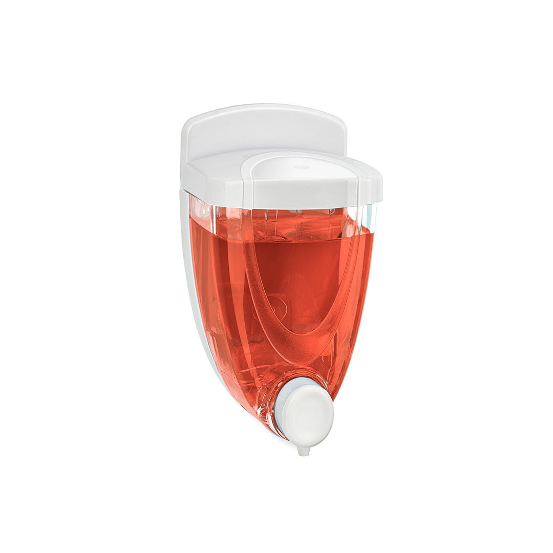 Liquid Soap Dispenser Wall Mounted ABS Plastic Refillable