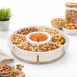 Rotating Snack Box with Compartments