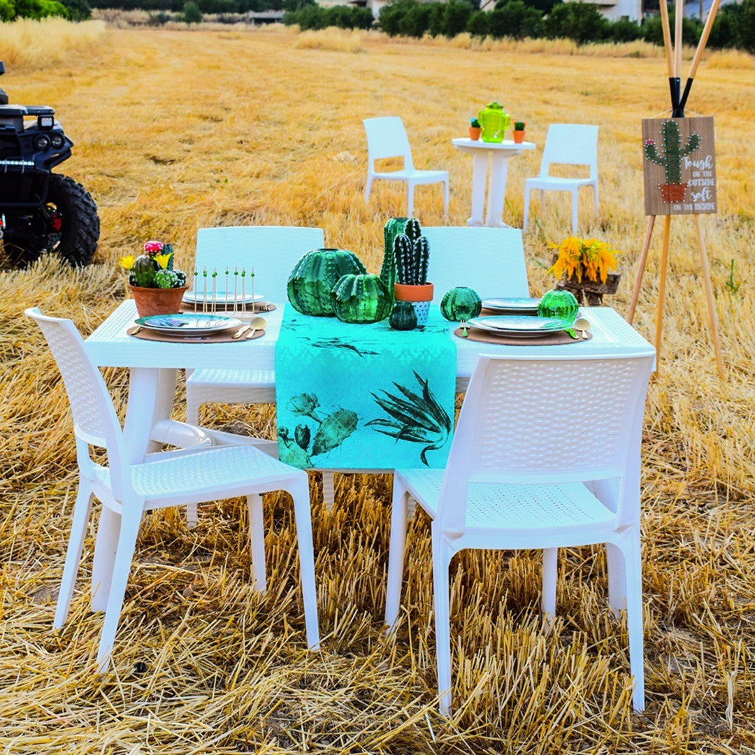 Rattan Rectangular Table