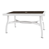 Rattan Table with design